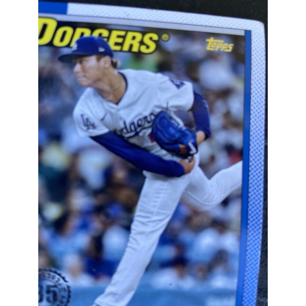 Yoshinobu Yamamoto 1990 35th Anniversary 2025 Topps Series 1 #T90-84 LA Dodgers